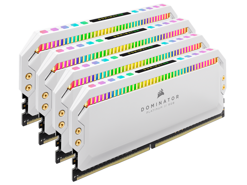 Corsair Dominator Platinum RGB DDR4-3600 - 32GB - CL18 - Quad Channel (4 pcs) - Intel XMP - Weiß mit RGB