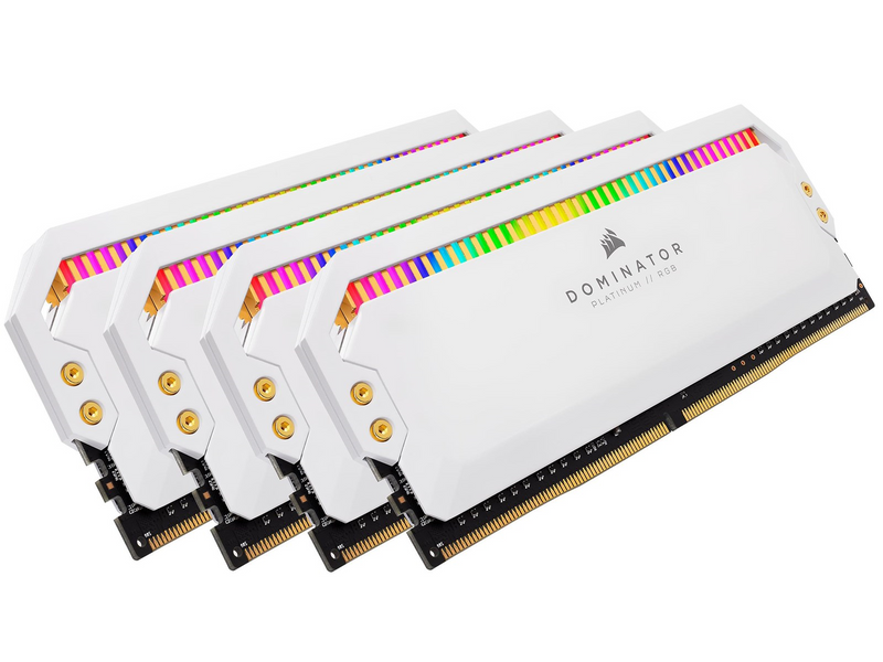 Corsair Dominator Platinum RGB DDR4-3600 - 32GB - CL18 - Quad Channel (4 pcs) - Intel XMP - Weiß mit RGB