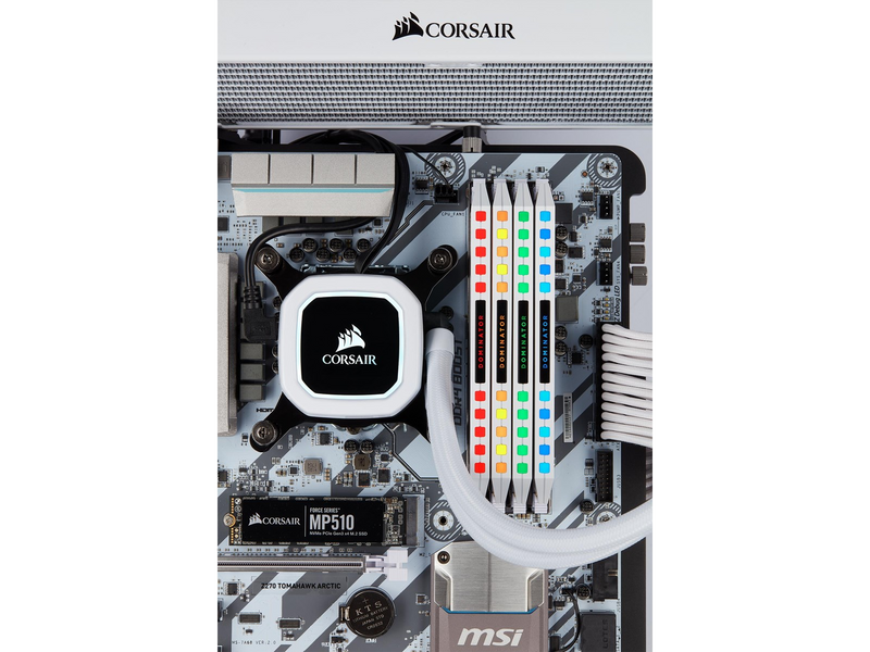 Corsair Dominator Platinum RGB DDR4-3600 - 32GB - CL18 - Quad Channel (4 pcs) - Intel XMP - Weiß mit RGB