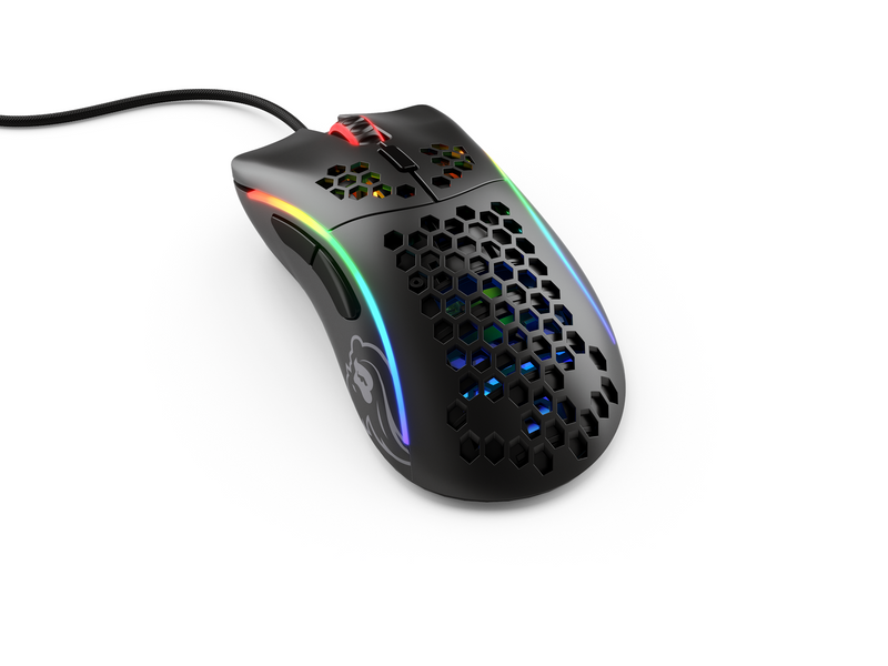 Glorious Model D- (Small) - Matte Black - Gaming Maus (Schwarz mit RGB)