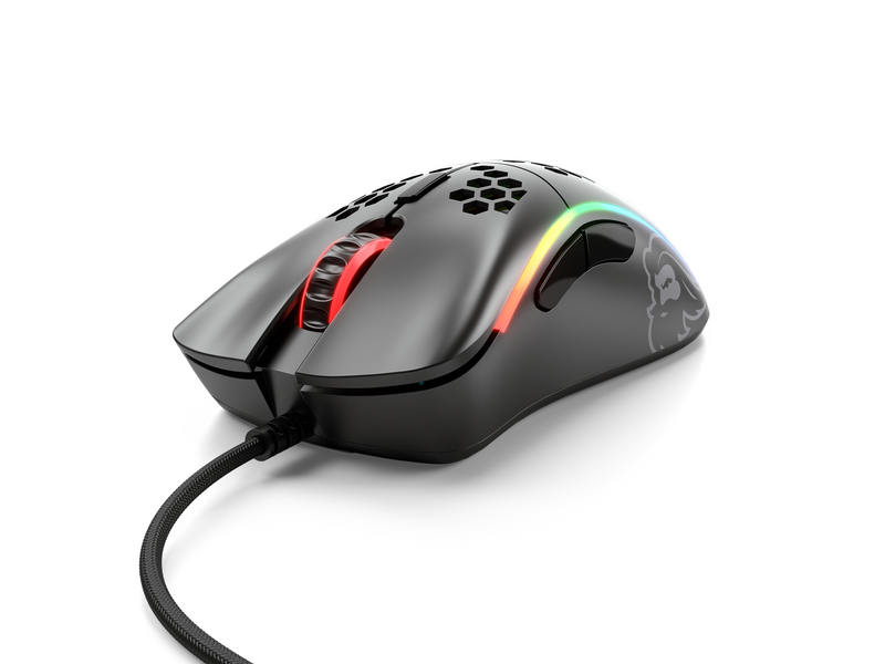 Glorious Model D- (Small) - Matte Black - Gaming Maus (Schwarz mit RGB)
