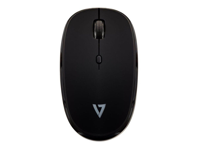 V7 MW550BT - mouse - Bluetooth 2.4 GHz - black - Maus (Schwarz)