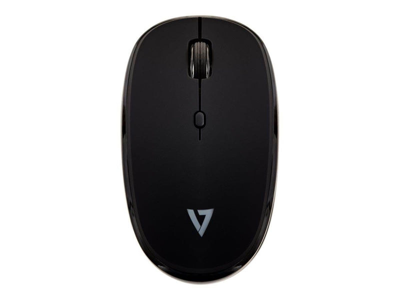 V7 MW550BT - mouse - Bluetooth 2.4 GHz - black - Maus (Schwarz)