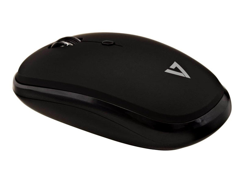 V7 MW550BT - mouse - Bluetooth 2.4 GHz - black - Maus (Schwarz)