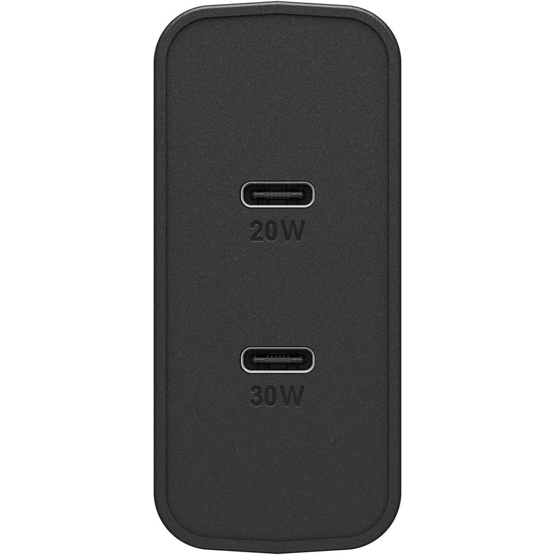 OtterBox 50 Watt Schnellladegerät mit Dualport USB-C (Schwarz)