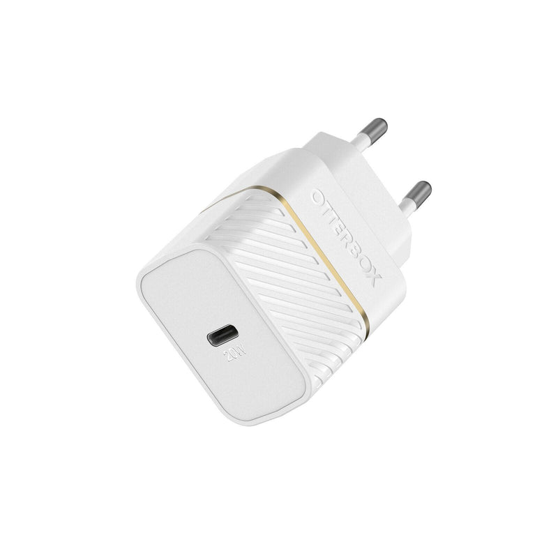 OtterBox 20 Watt Schnellladegerät mit Lightning auf USB-C Kabel (Weiß)