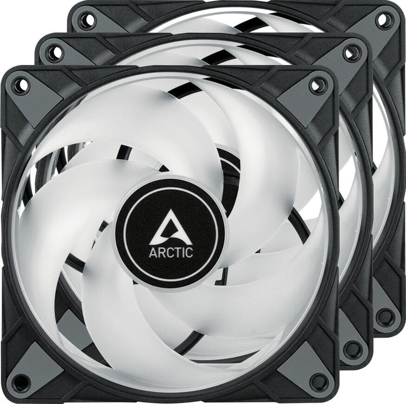 Arctic P12 PWM PST ARGB 0dB (3er-Pack) - 120 mm
