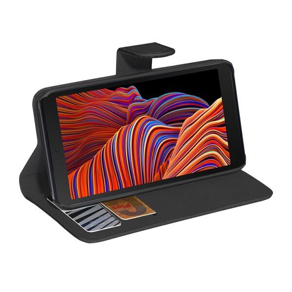 PEDEA Bookstyle Schutzhülle für Samsung Galaxy Xcover 5 (Schwarz)