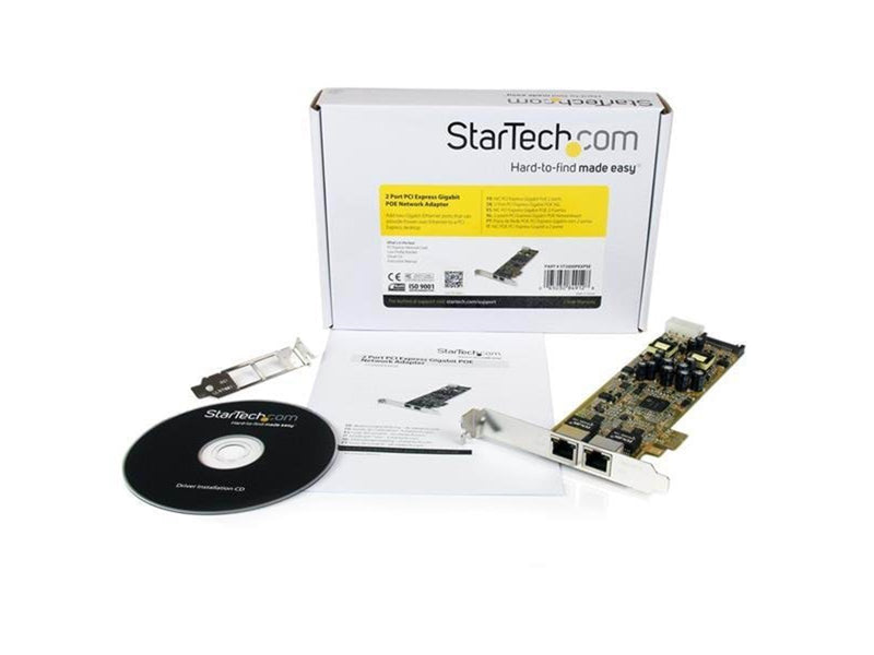 StarTech.com Dual Port PCI Express Gigabit Ethernet PCIe Netzwerk Card Adapter