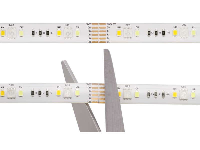 Deltaco SMART HOME LED strip extension 1m RGB 2700K-6500K 6-pin fits SH-LS3M white