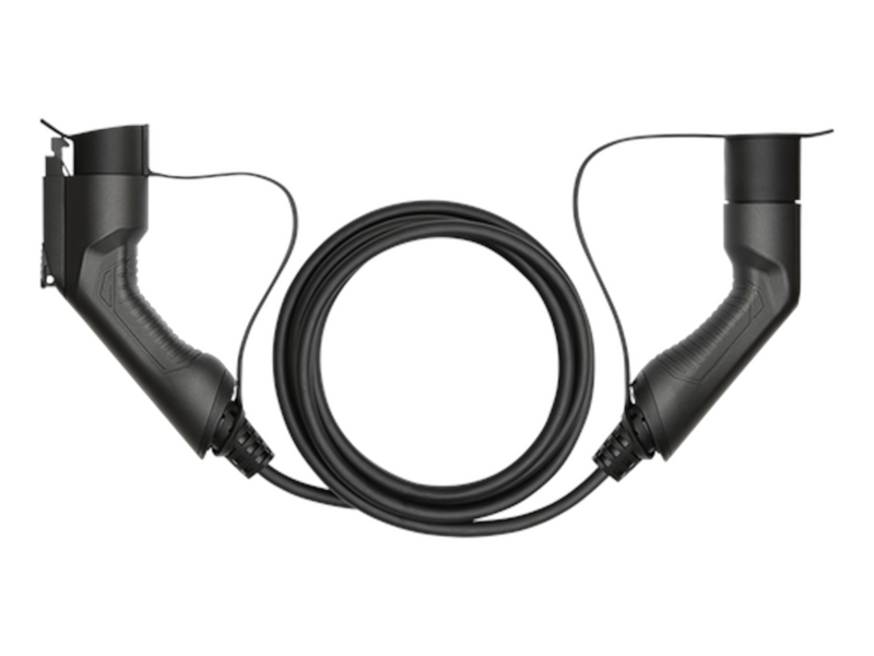 Deltaco e-Charge kabel type 2 til type 1 1 fase 16A 3m
