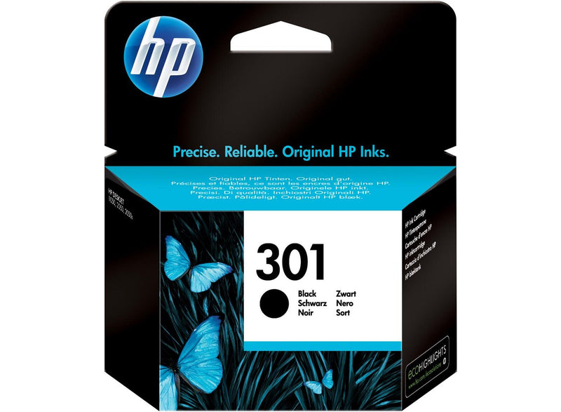 HP Original 301 Druckerpatrone - schwarz (CH561EE)