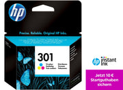 HP Original 301 Druckerpatrone - cyan, magenta, gelb (CH562EE)
