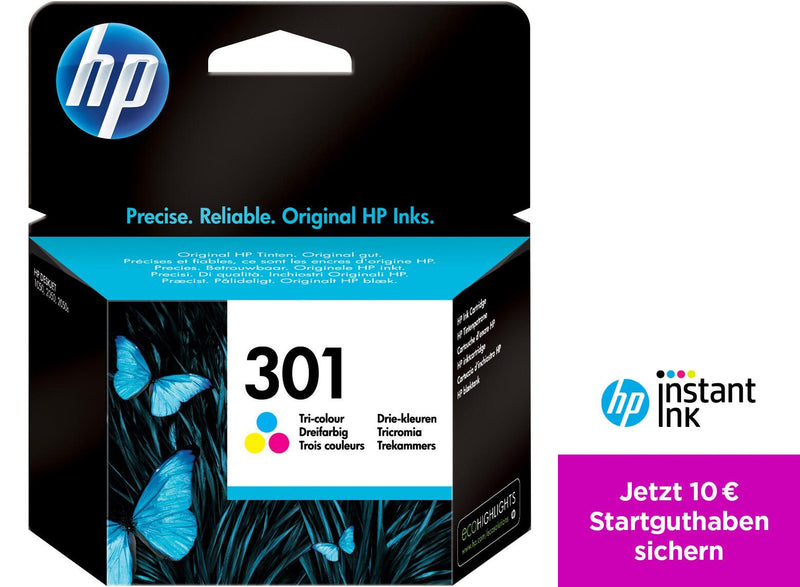 HP Original 301 Druckerpatrone - cyan, magenta, gelb (CH562EE)