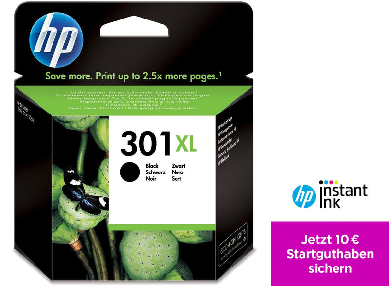 HP Original 301XL Druckerpatrone - schwarz (CH563EE)