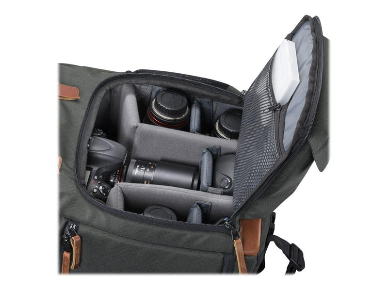 Walimex mantona Luis Photo Backpack Green Retro