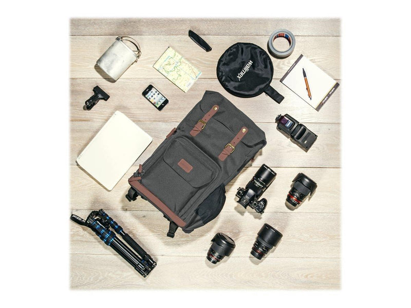 Walimex mantona Luis Photo Backpack Green Retro