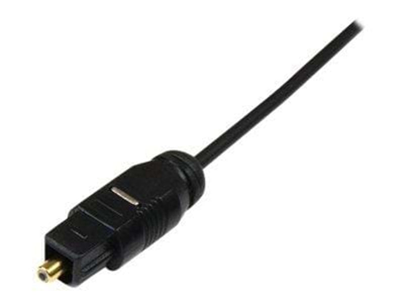 StarTech.com Thin Toslink Digital Optical SPDIF Audio Kabel