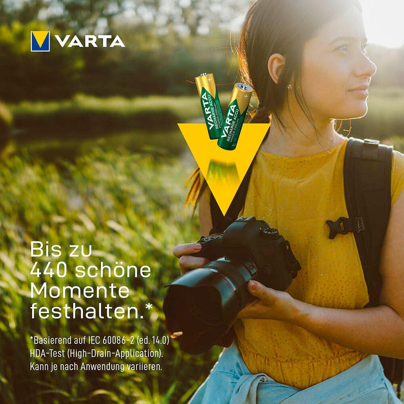 VARTA Akku RECHARGE ACCU Power Mignon AA 2.100 mAh - 4 Stück