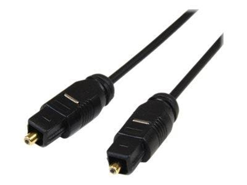 StarTech.com Thin Toslink Digital Optical SPDIF Audio Kabel