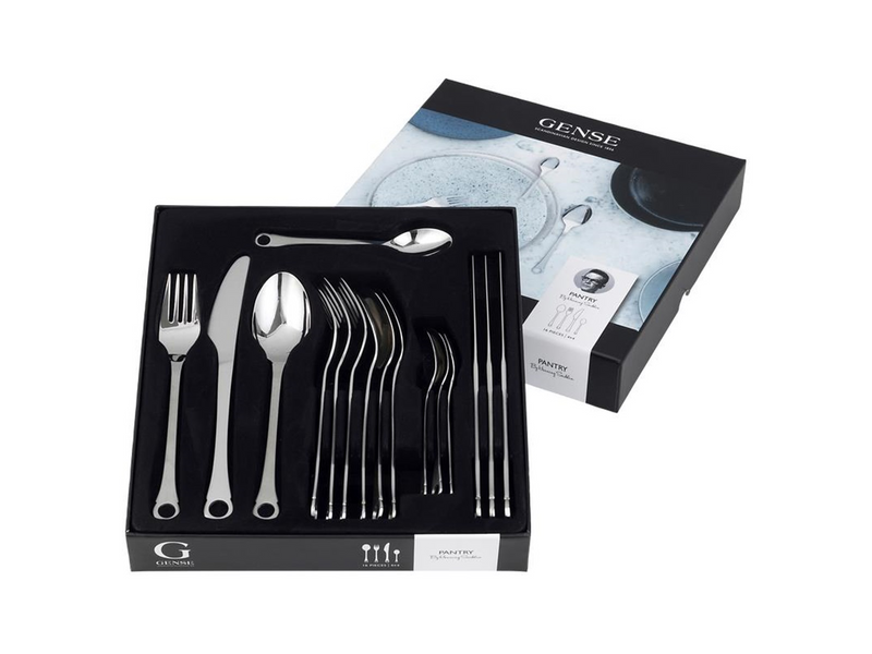 Gense Pantry Cutlery Set Matte Stainless Steel 16 Pieces