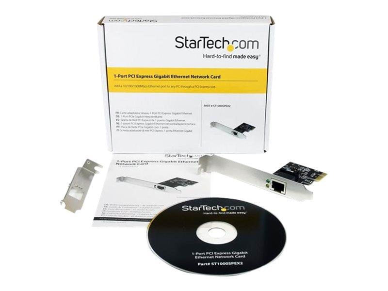 StarTech.com 1 Port PCI Express PCIe Gigabit Netzwerk Server Adapter NIC Card