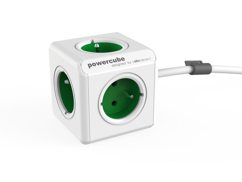 PowerCube Extended 1.5 meter (Type E) - Green Netzteile - ATX - 80 Plus