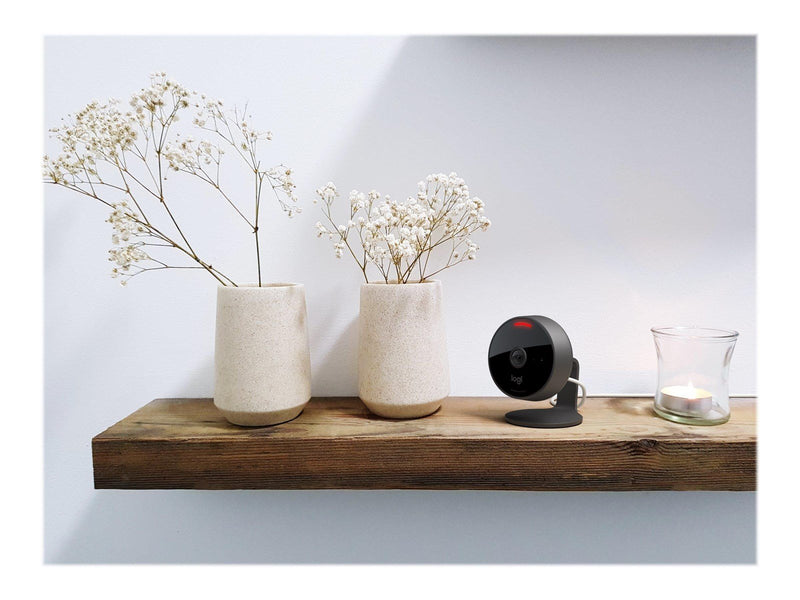 Logitech Circle View Camera Apple HomeKit-enabled wired security camera with best-in-class  TrueView video
