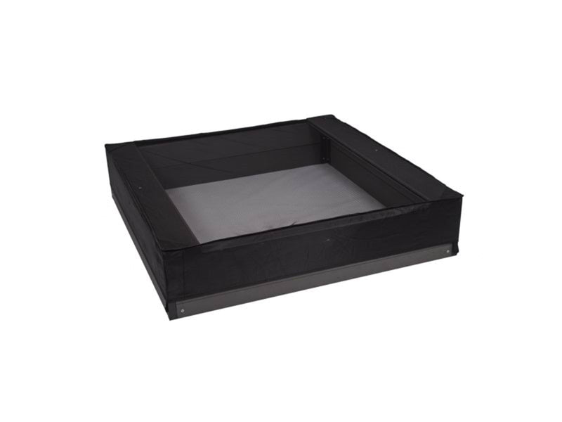 Nordic Play Sandbox meshcover 120x120x20 cm black