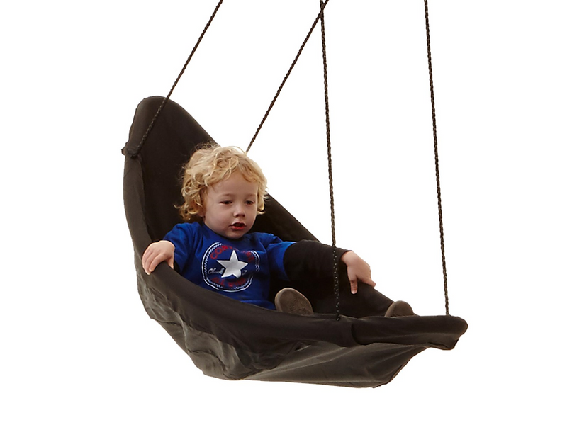 Nordic Play Canoe swing black 153x54 cm