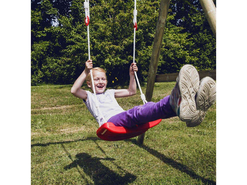 Nordic Play Swing seat w/ rope red
