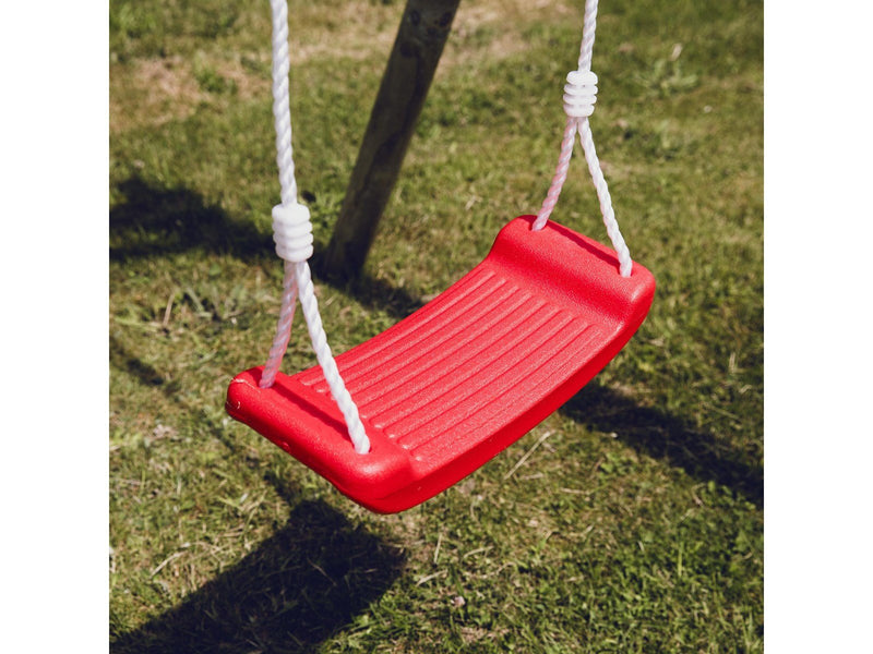 Nordic Play Swing seat w/ rope red