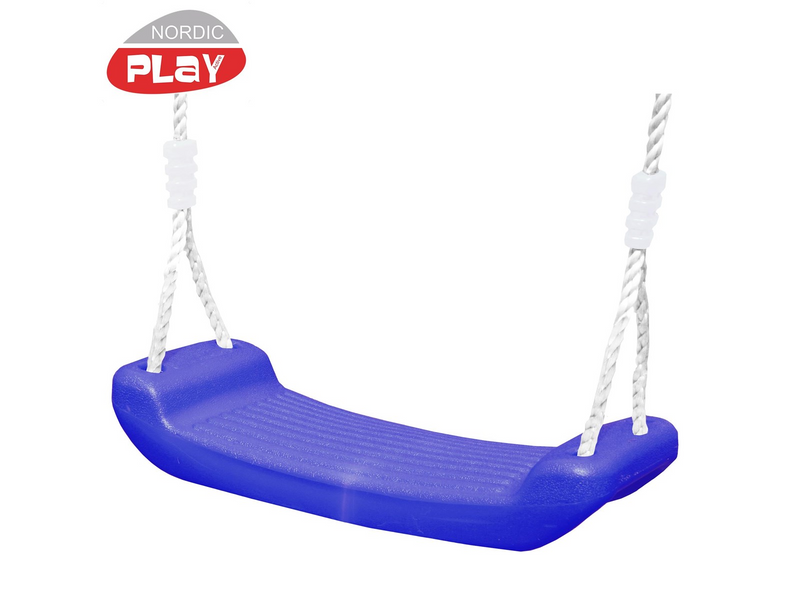 Nordic Play Swing seat w/ rope blue