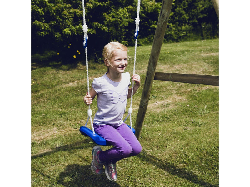Nordic Play Swing seat w/ rope blue