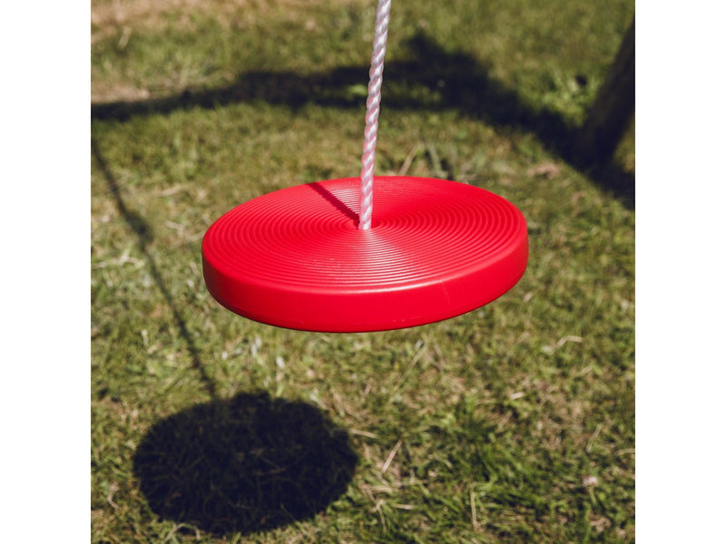 Nordic Play Disc swing with rope red