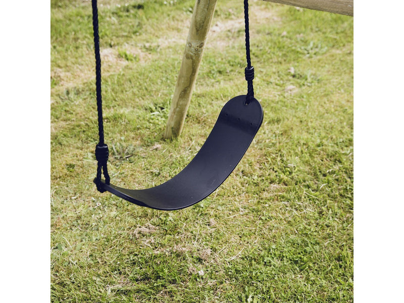 Nordic Play soft swing black with black rope