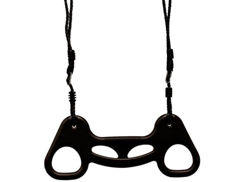 Nordic Play trapeze swing black with black rope