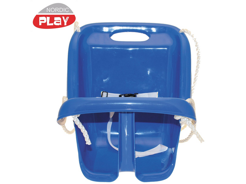 Nordic Play Baby swing w/ high back blue