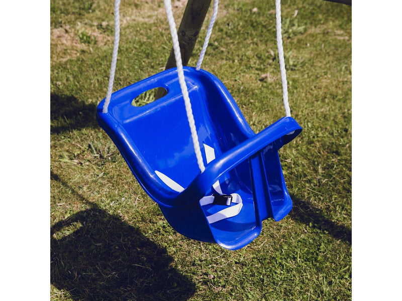 Nordic Play Baby swing w/ high back blue