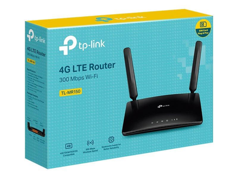 TP-Link Archer MR150 WiFi N300 4G LTE Modem Router - Wireless router N Standard - 802.11n