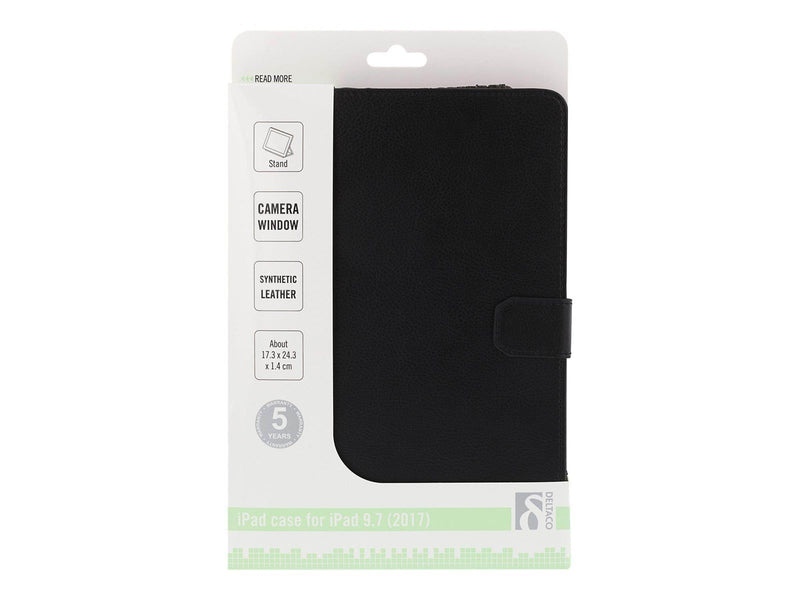 Deltaco iPad case vegan leather wake function s