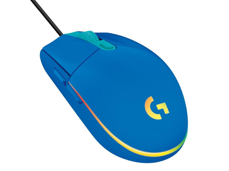 Logitech G203 LIGHTSYNC - Blue - Gaming Maus (Blau mit RGB)