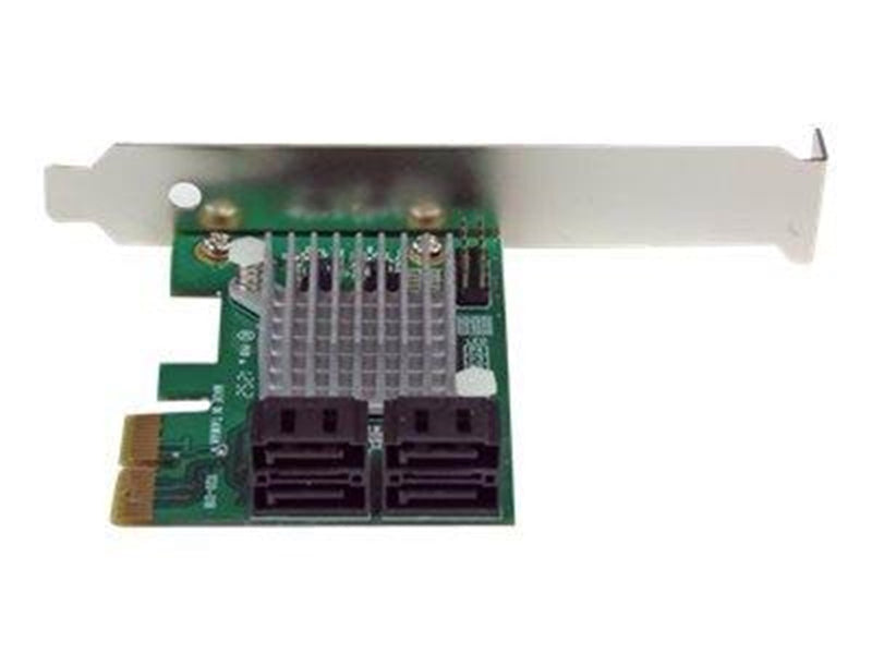 StarTech.com 4 Port PCI Express SATA III 6Gbps RAID Kontroller Card mit Heatsink