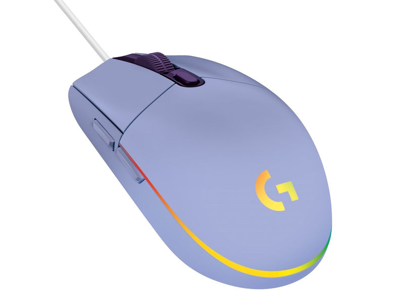 Logitech G203 LIGHTSYNC - Lilac - Gaming Maus (Lila mit RGB)