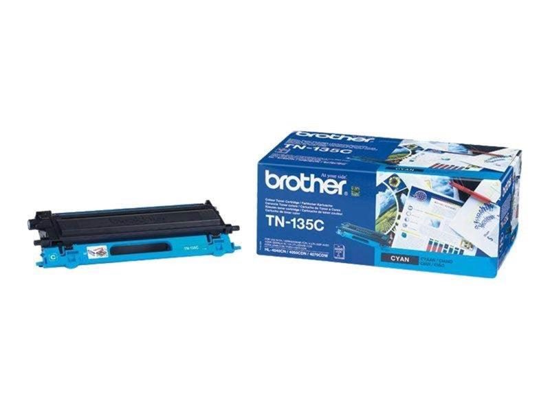 Brother TN135C / TN 135C High Capacity Cyan Toner - Tonerpatrone Cyan