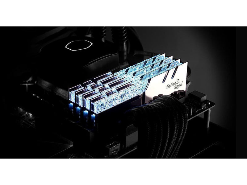 G.Skill Trident Z Royal DDR4-3600 - 256GB - CL18 - Octa Channel (8 pcs) - Intel XMP - Silber mit RGB