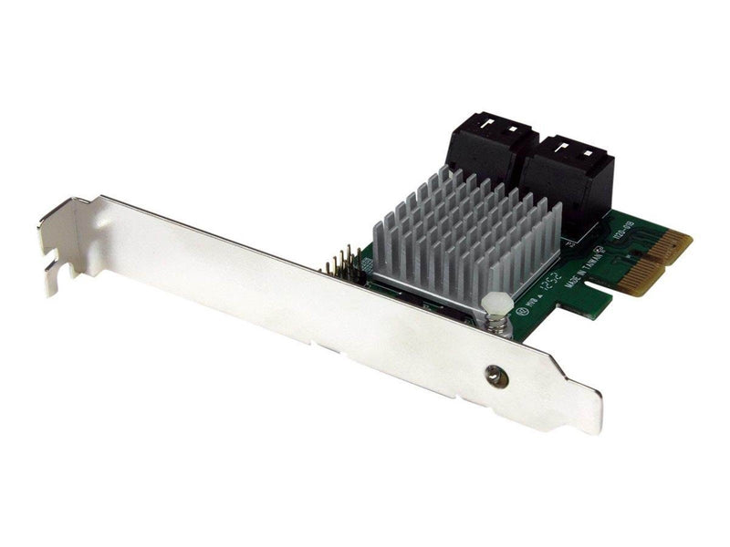 StarTech.com 4 Port PCI Express SATA III 6Gbps RAID Kontroller Card mit Heatsink