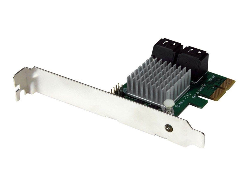 StarTech.com 4 Port PCI Express SATA III 6Gbps RAID Kontroller Card mit Heatsink