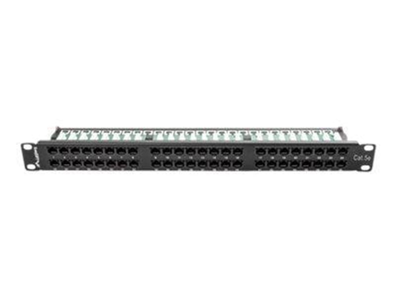 Lanberg PPU5-1048-B - patch panel - 1U - 19"