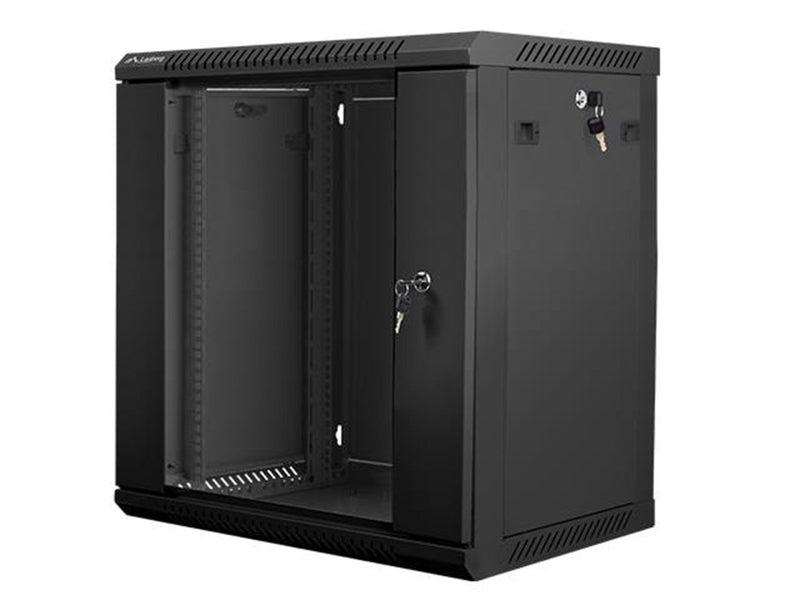 Lanberg WF01-6412-10B - 12U - Wall-Mount Rack Cabinet